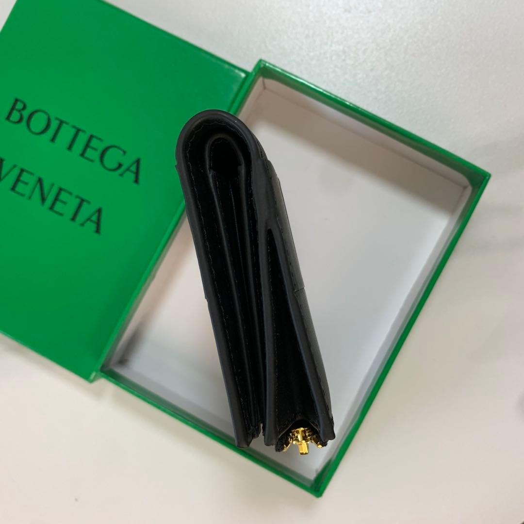 Bottega Veneta ブラック 二つ折り財布