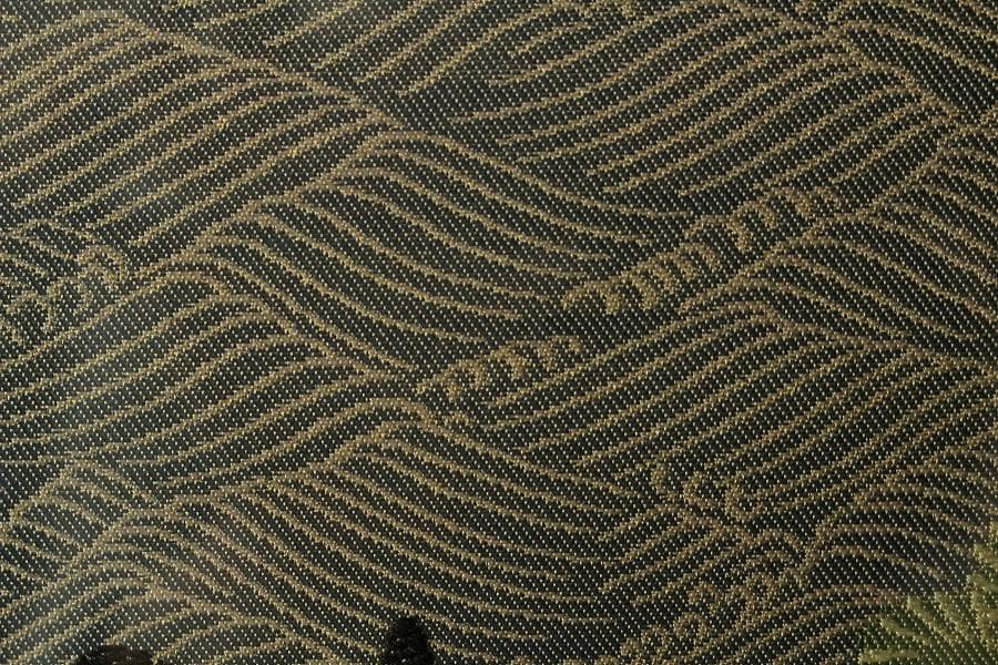 京都 西陣 川島織物 刺繍裂源氏絵 額装 美品 呉服屋蔵(K-LC938)