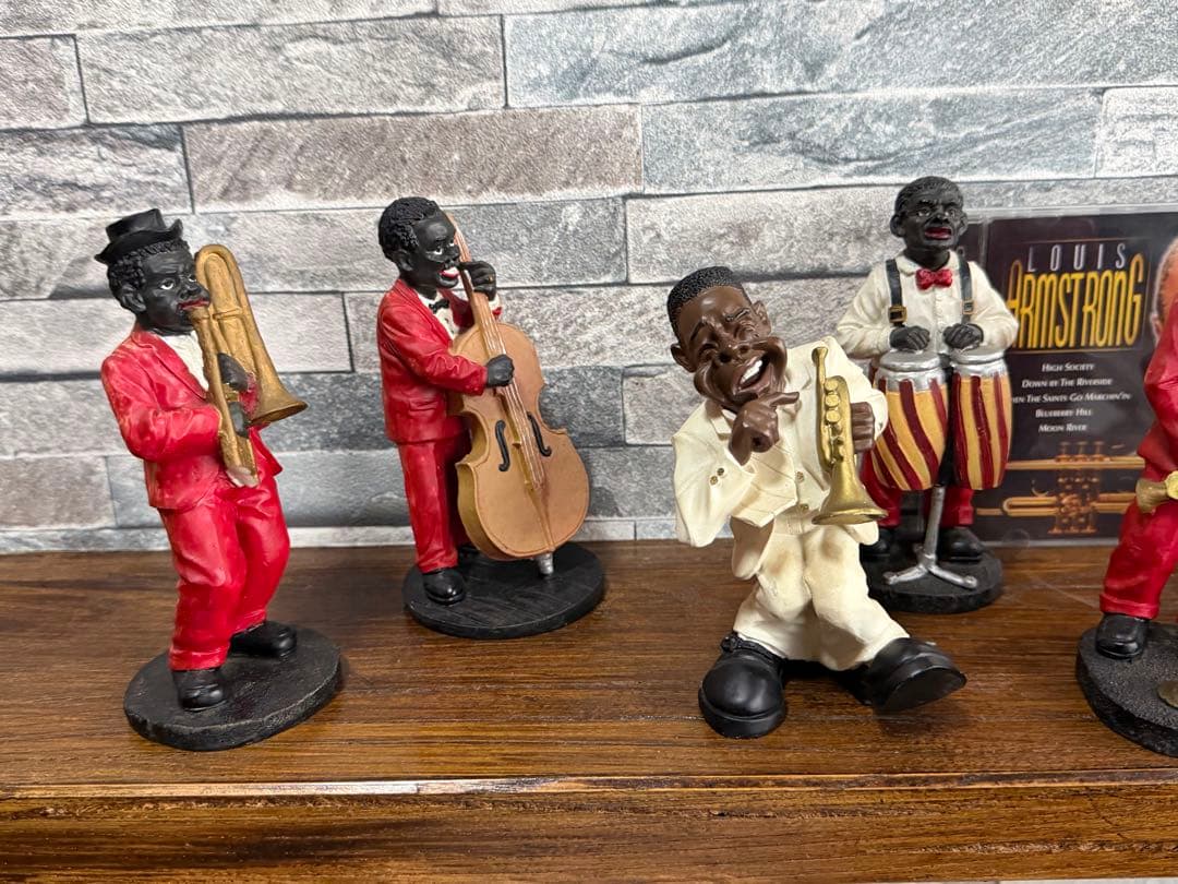 異色黒人ジャズＢAND登場8人衆♯ルイアームストロングと共演♯希少