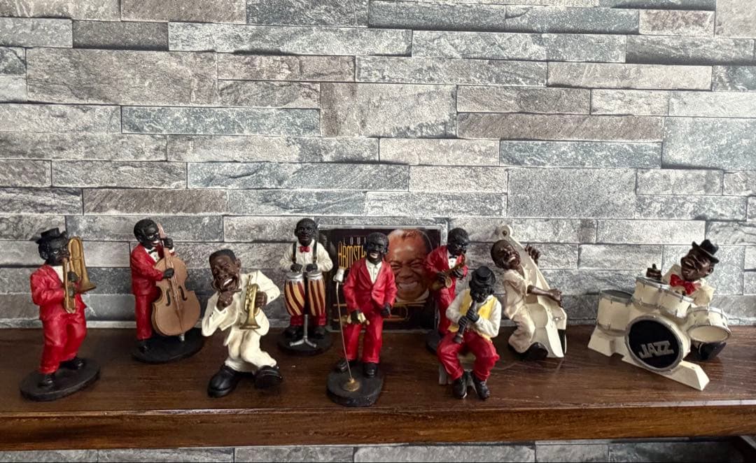 異色黒人ジャズＢAND登場8人衆♯ルイアームストロングと共演♯希少