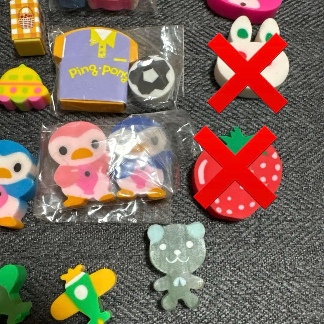 【再々値下げ！！！】　超激レア　昭和　平成　レトロ　希少　消しゴムセット　44個