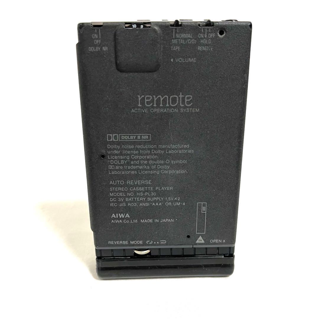 【現状品】AIWA アイワ HS-PL30 ポータブルカセットプレーヤー