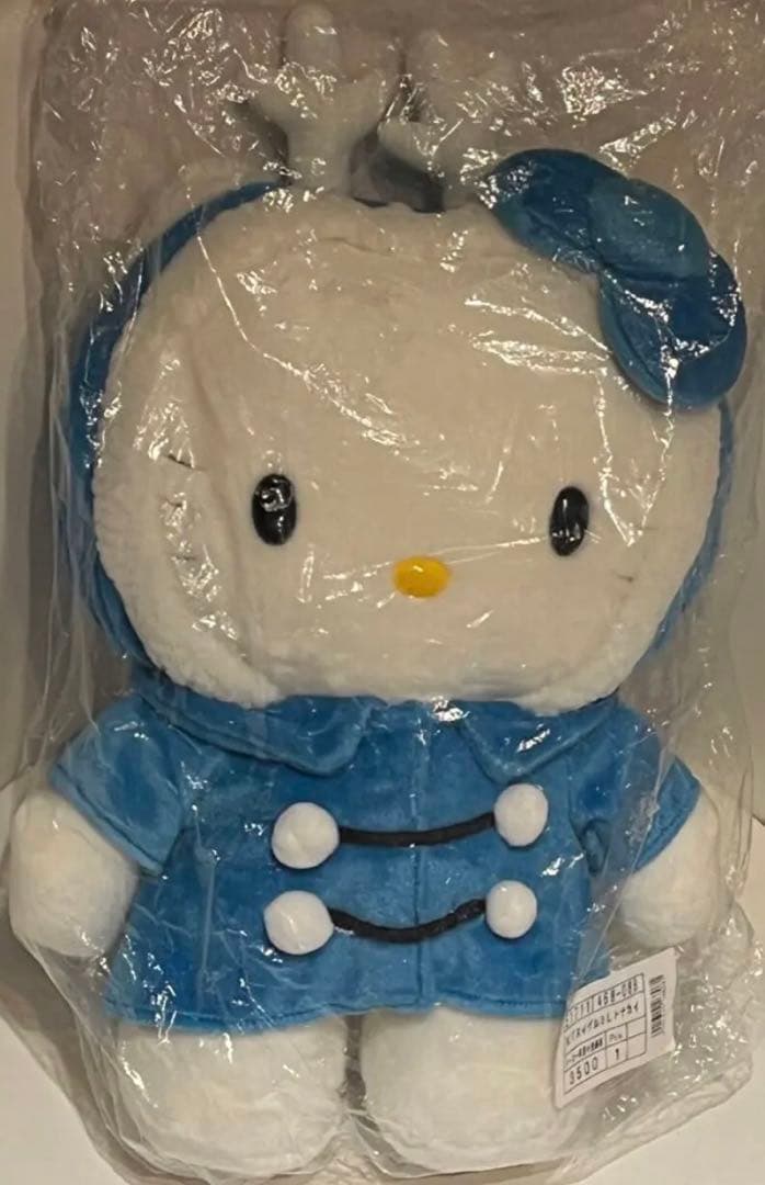 ❣️新品紙タグ付き❣️ ハローキティ　トナカイ　ぬいぐるみ　特大　レア　レトロ