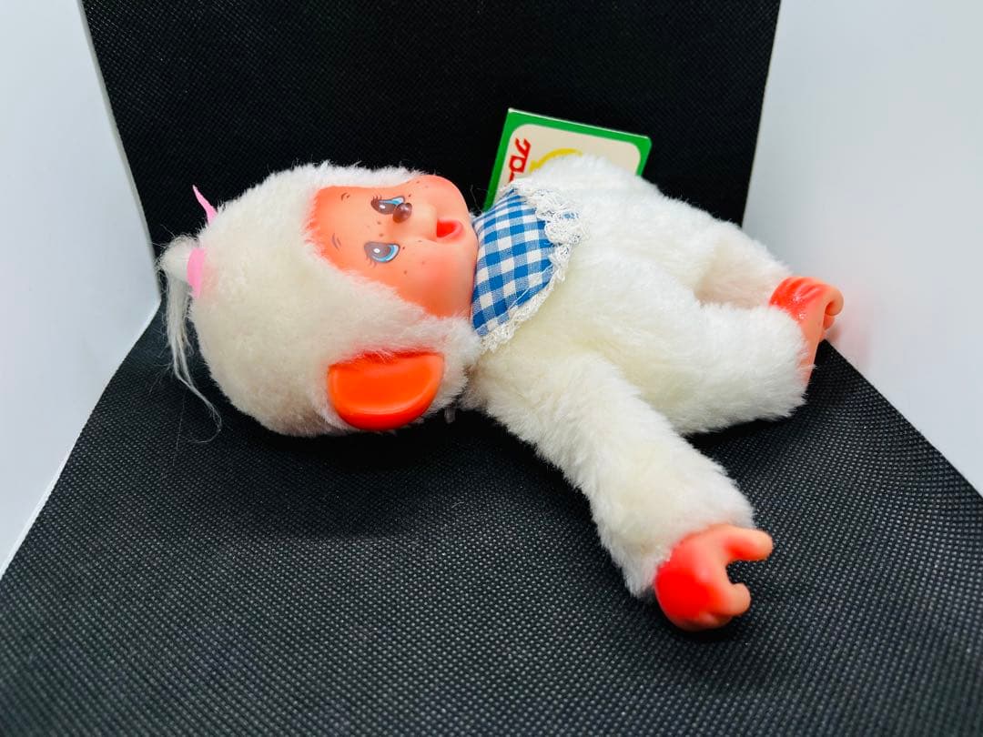 クローバー　モンチッチ風　ぬいぐるみ　レトロ