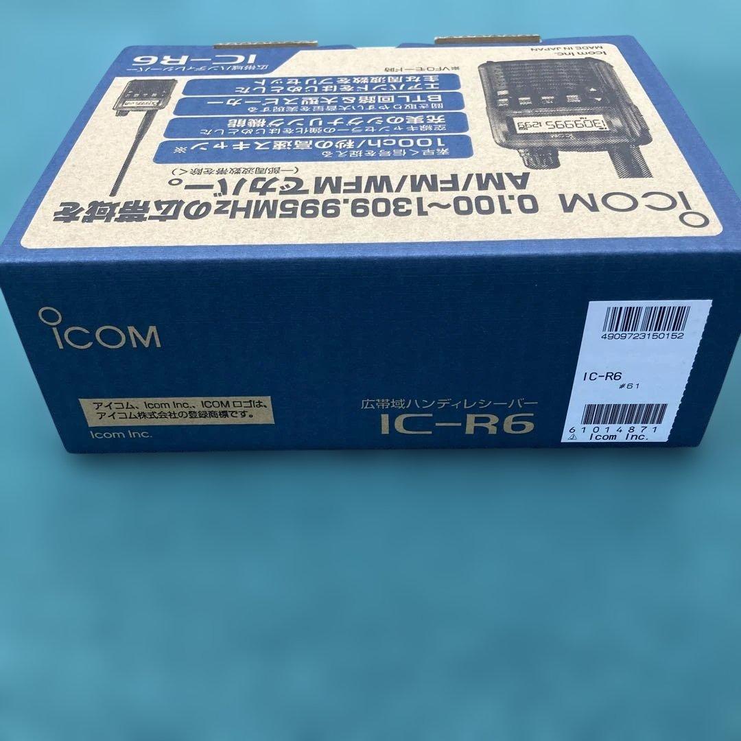 【新品未使用】ICOM IC-R6 航空無線　エアバンド受信に最適