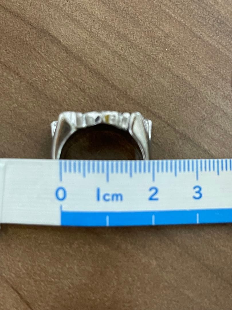 01aw UNDERCOVER davf期 クロスボーン ダイヤ リング