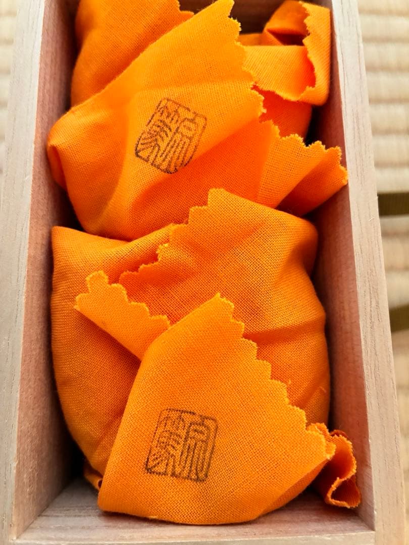 茶道具『竹蓋置一双』　大徳寺黄梅院 小林太玄老師花押