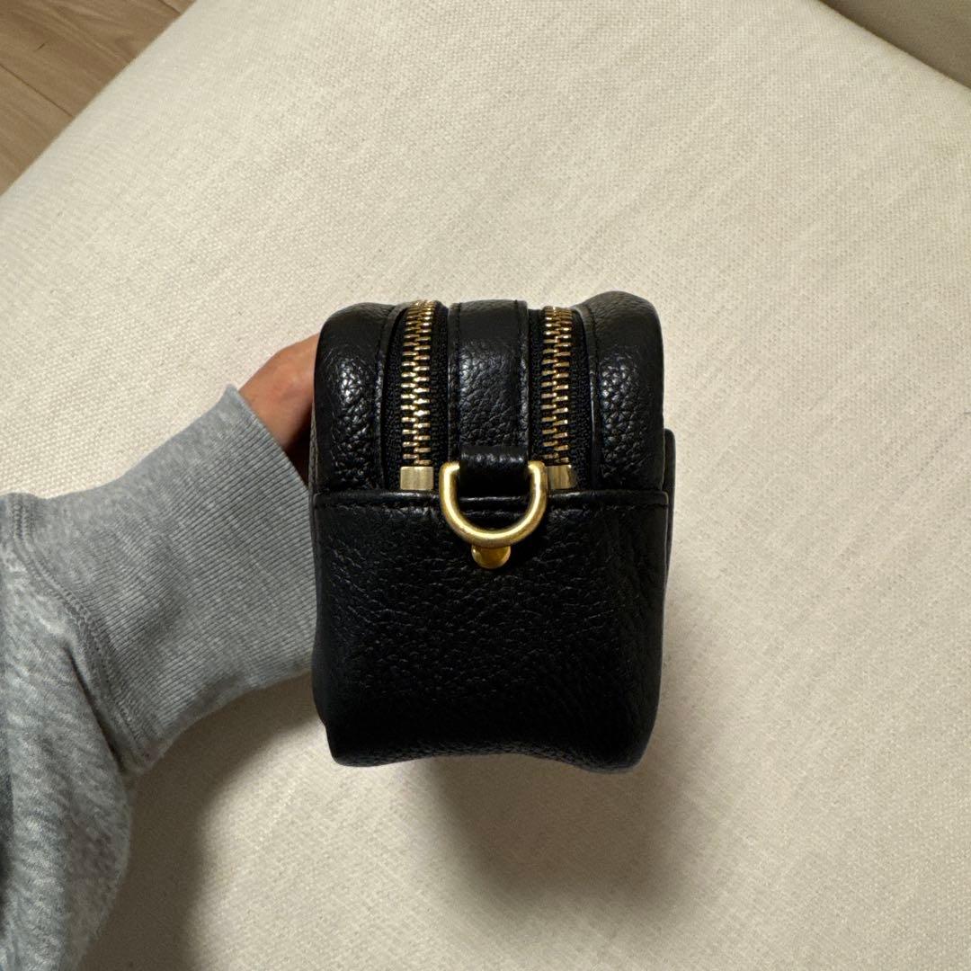 Tory Burch ブラックレザーショルダーバッグ