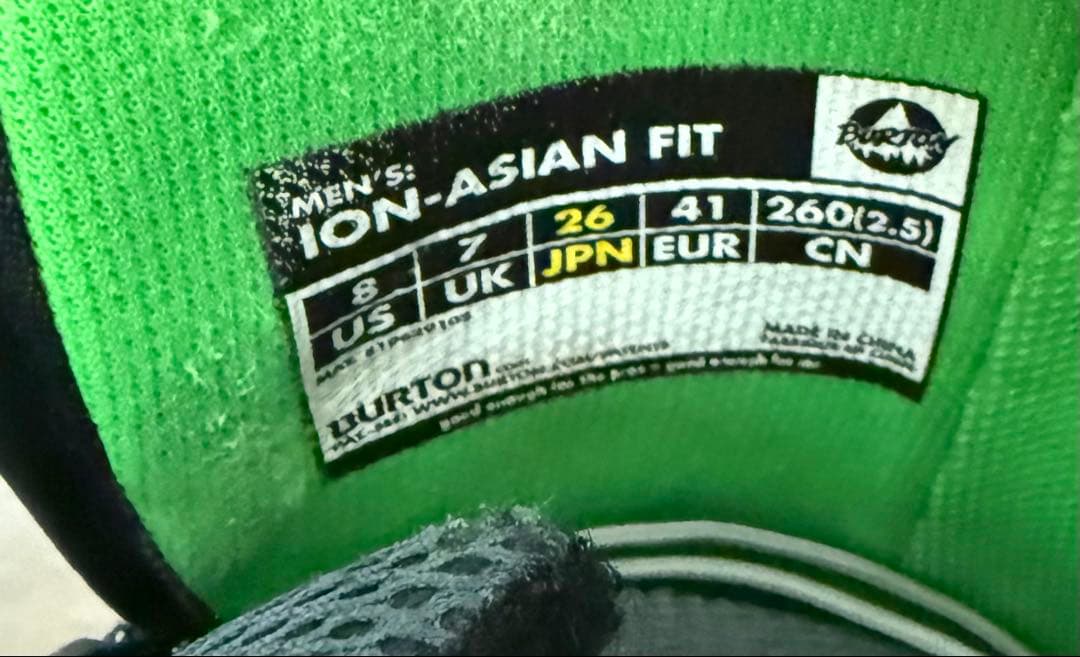 BURTON ION スノーボードブーツ 26cm
