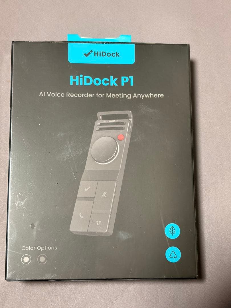 て*い様 HiDock P1 AIボイスレコーダー 64GB スターホワイト