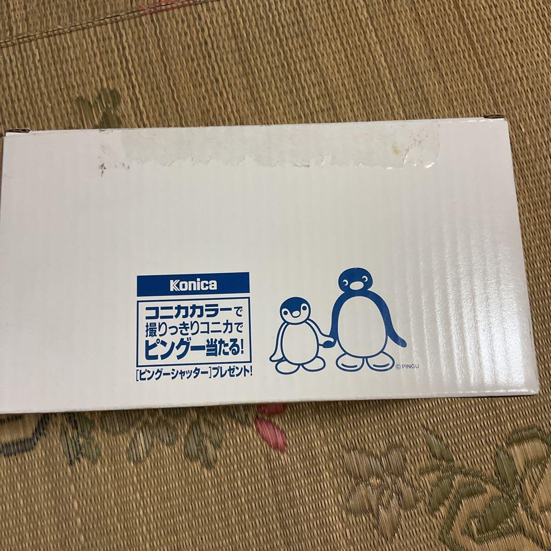 Pingu ピングーシャッター　ぬいぐるみ　コニカ　レトロ　未使用品
