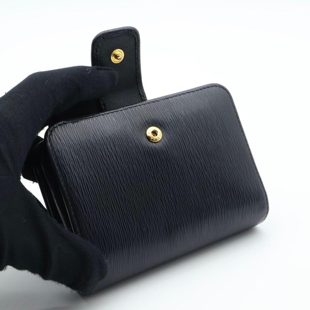 【極美品】PRADA 二つ折り財布　ヴィッテロムーブ　トライアングルロゴ　黒