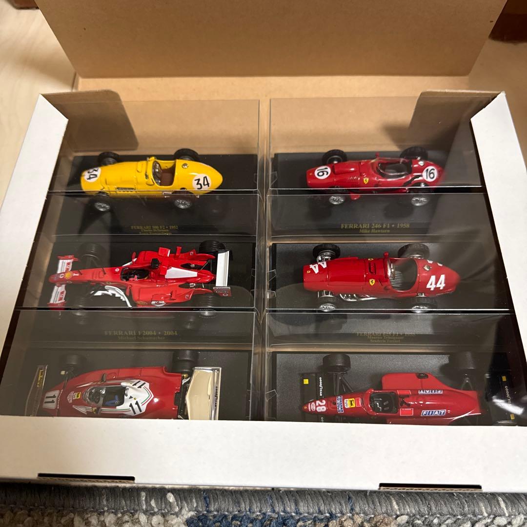 アシェット　公式フェラーリF1コレクション84台セット