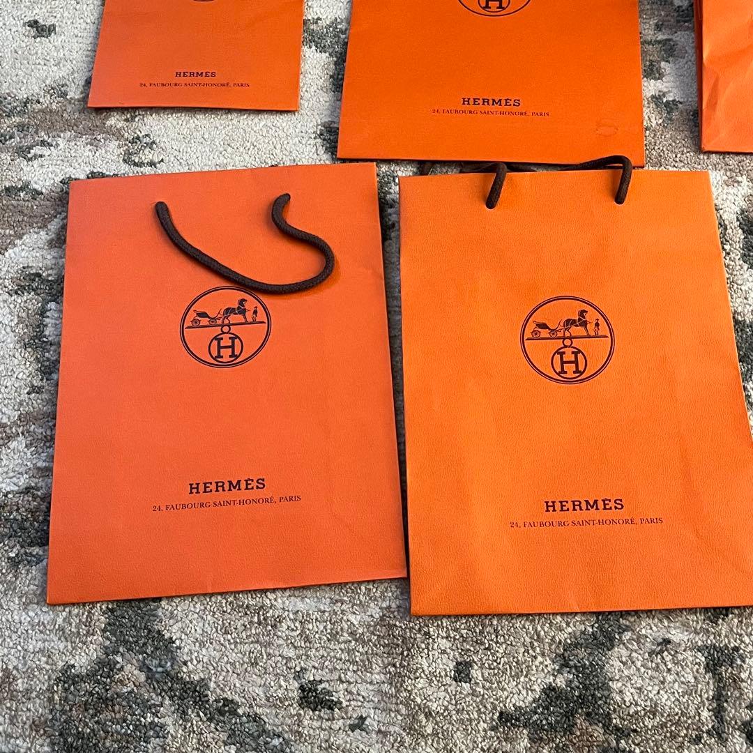 エルメス 27点 空箱 ショッパー リボン ベロア巾着 袋 紙袋 他下げ札等