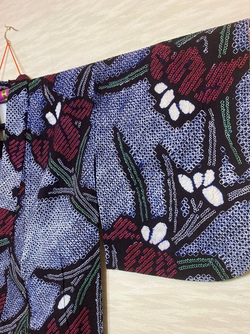 有松絞り　絞り浴衣　③