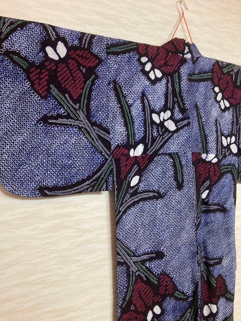 有松絞り　絞り浴衣　③