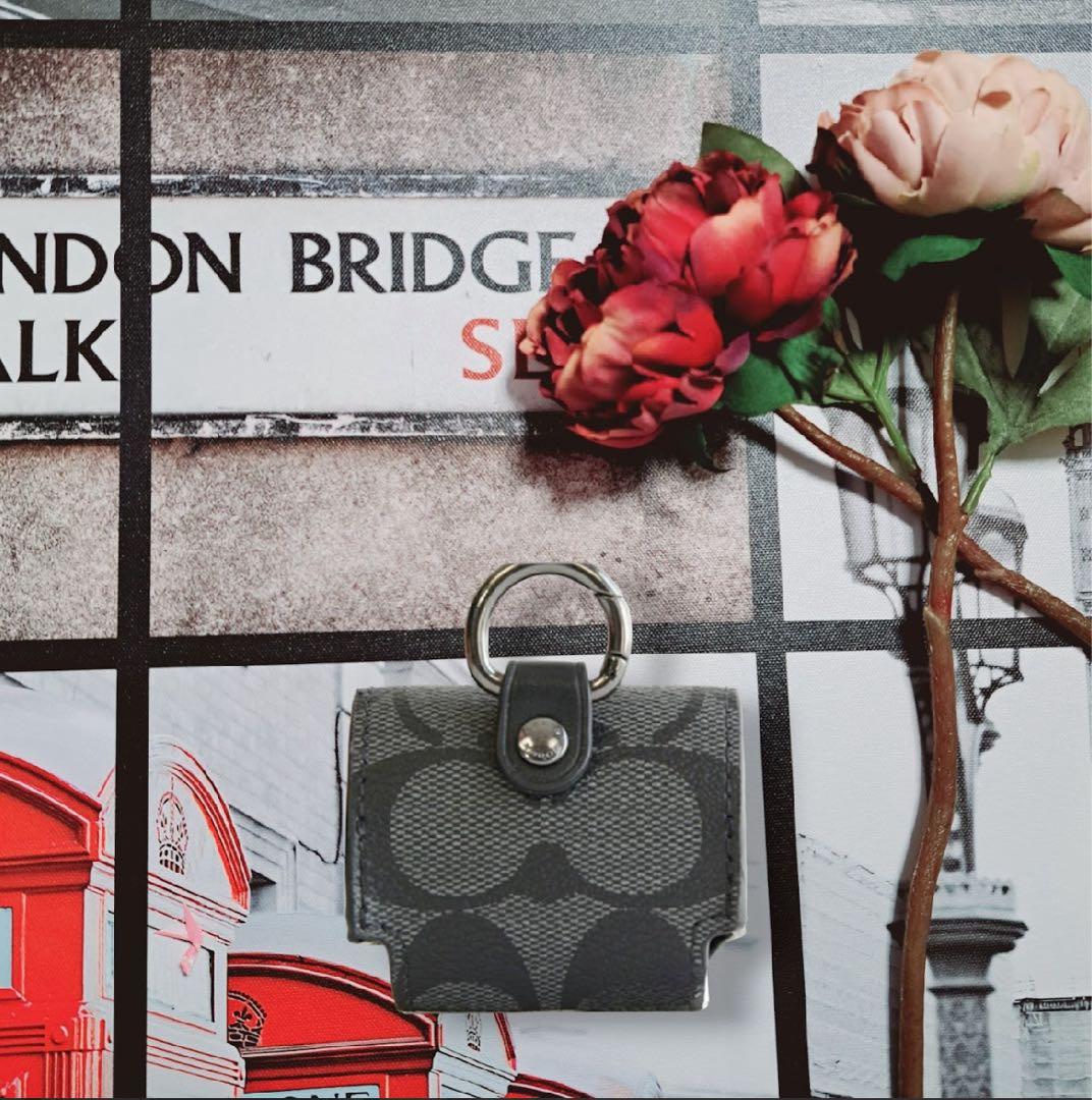 コーチ COACH AirPodsケース ケース シグネチャー キャンバス