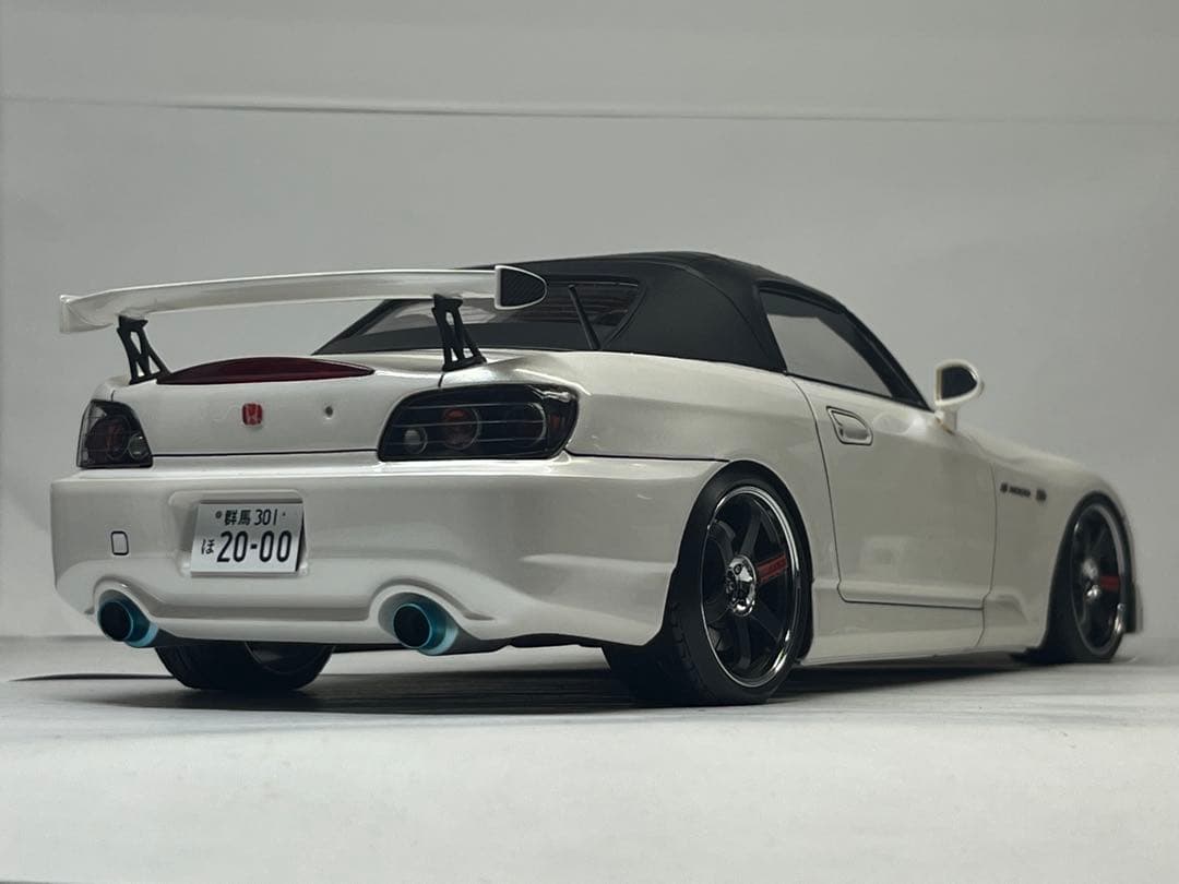 ignition model 1/18 ホンダ S2000 AP2 ホワイト 改