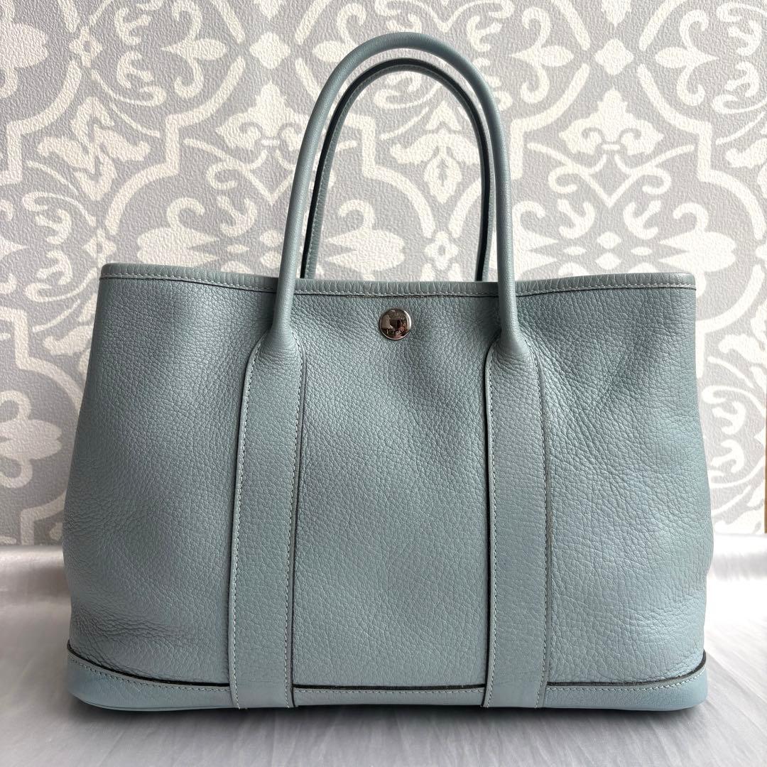極美品☆HERMES エルメス ガーデンパーティーTPM ネゴンダ シエル
