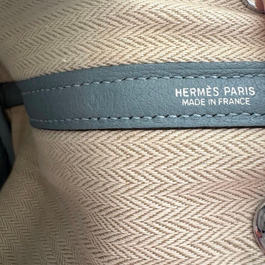 極美品☆HERMES エルメス ガーデンパーティーTPM ネゴンダ シエル
