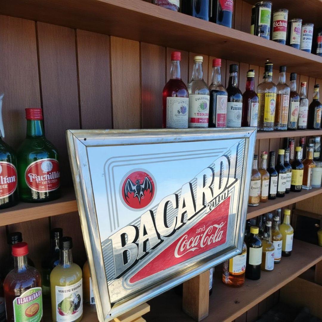 BACARDI×Coca-Cola パブミラー アメリカン 雑貨 インテリア