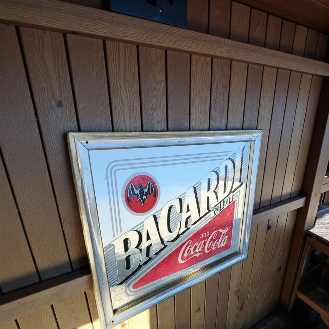 BACARDI×Coca-Cola パブミラー アメリカン 雑貨 インテリア