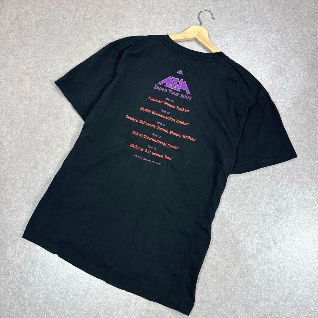 00s ASIA バンドTシャツ Japan Tour 2008 当時物 XL