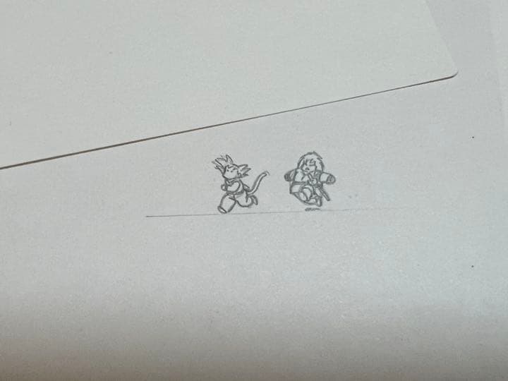 ドラゴンボール　原画　孫悟空　ヤジロベー　アニメ
