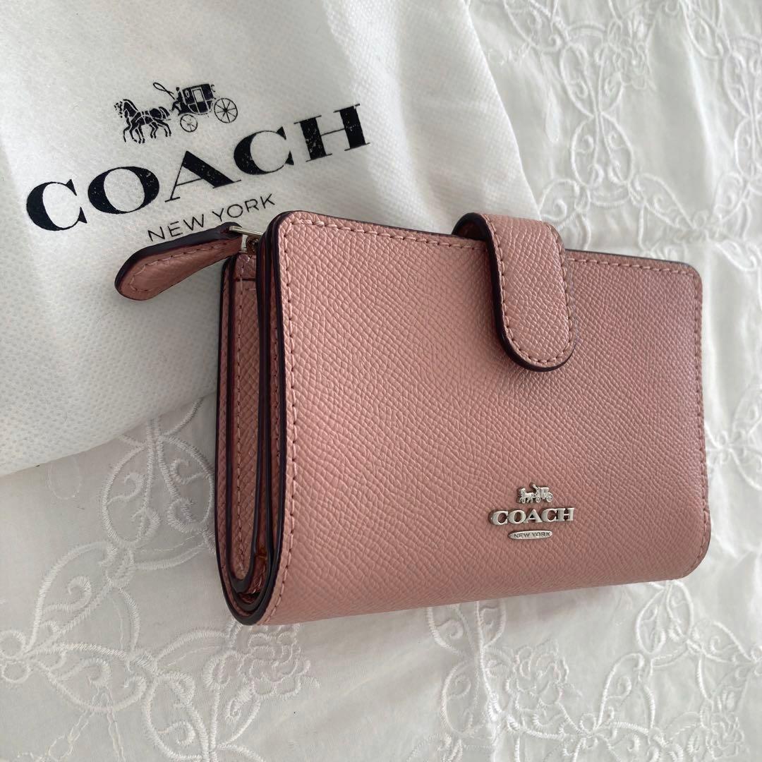 （専用出品）　COACH　コーチ　二つ折り　財布 保存袋付き