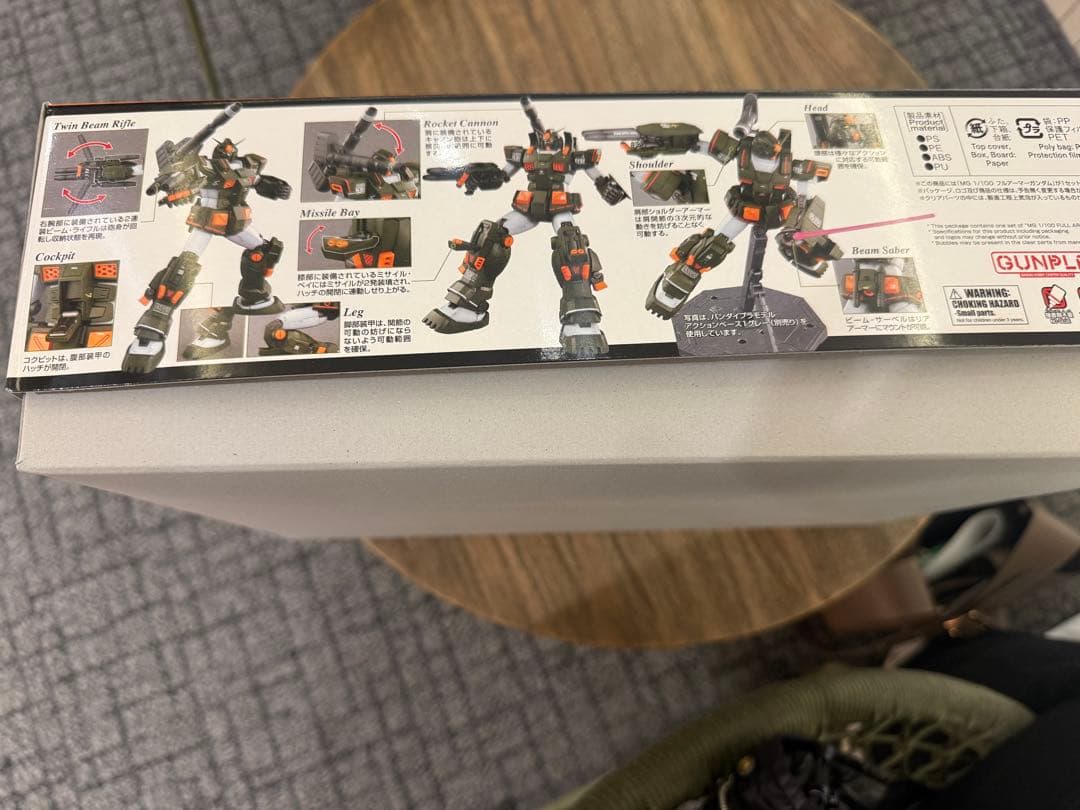 FA-78-1 フルアーマーガンダム1/100スケールマスターグレードモデル