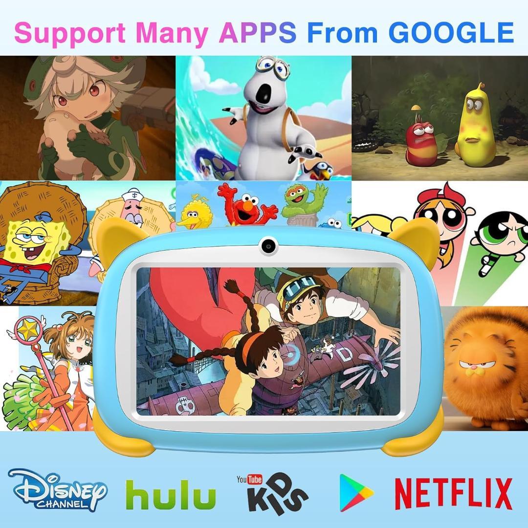 ❤️子供用タブレット❤️7 プルガダ、4GB RAM + 32GB ROM　キッズ