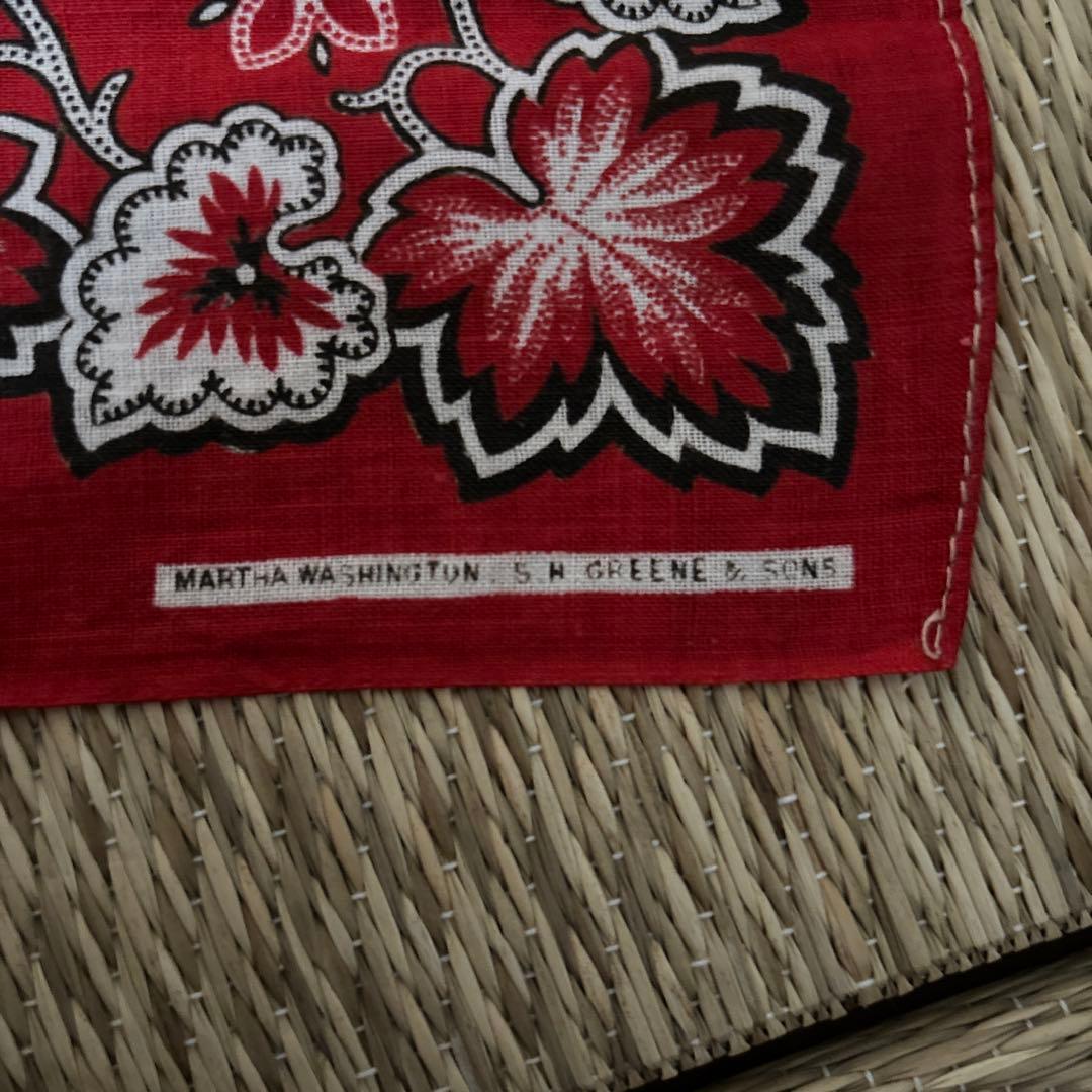 ビンテージ　20s 30s バンダナ　スペシャルピース　ターキーレッド