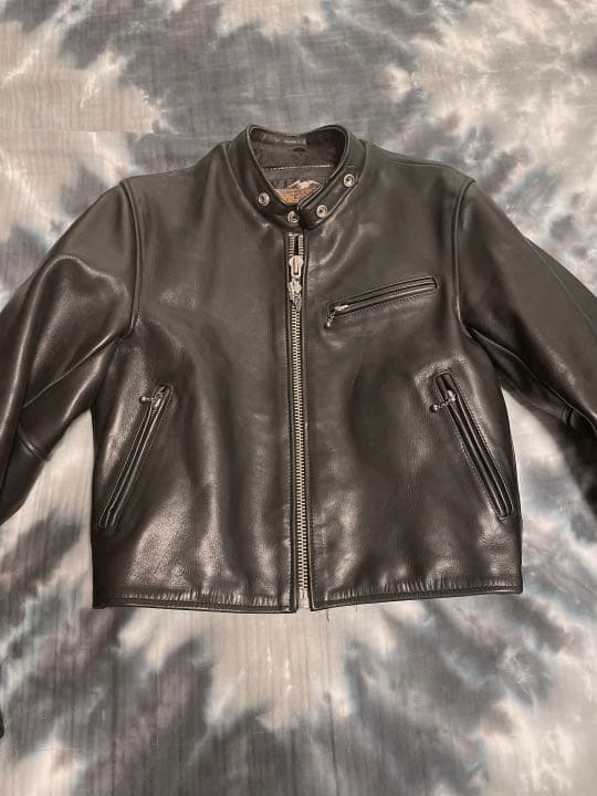 【ハーレーダビッドソン】シングルライダースジャケット 革ジャン　XS