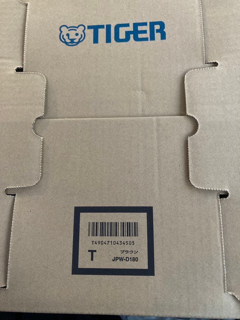 TIGER JPW-D180 T 炊飯器 ブラウン 1.8L