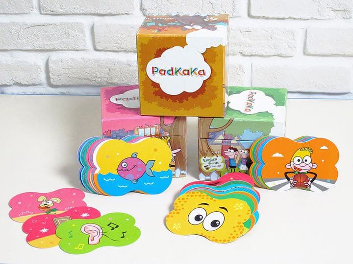 単語カード　幼児・子ども用　英語教材『PadKaKa（パッドカカ）』新品！