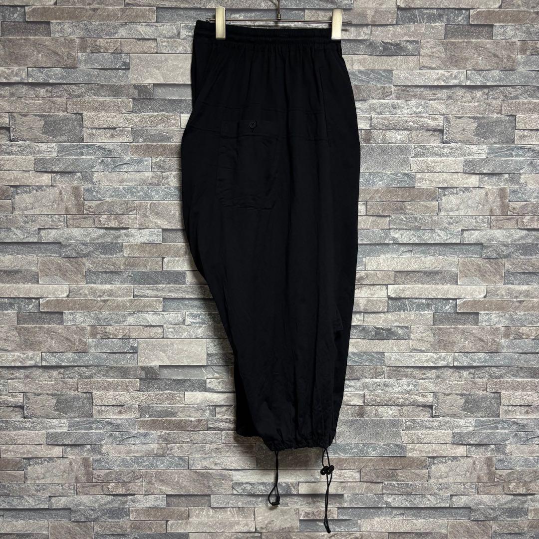 Y-3 19SS 3ストライプサルエルパンツ BLACK/M