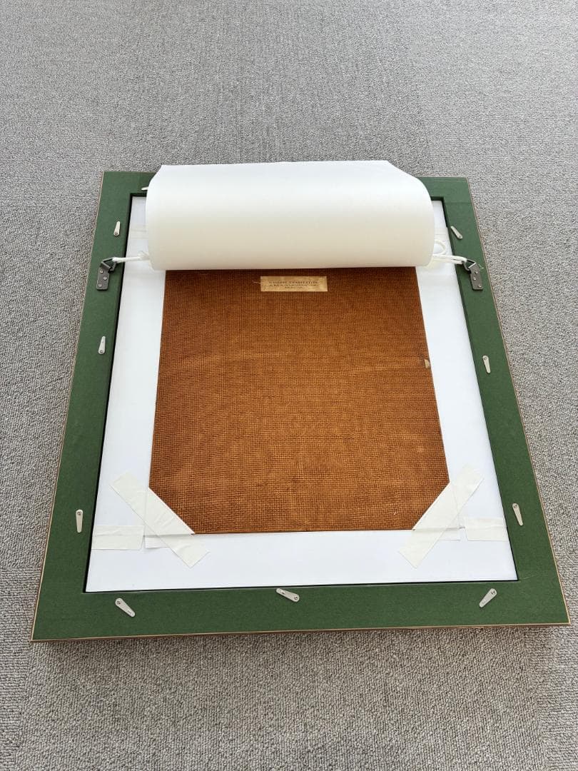 真作　アンドレ・ボーシャン　Andre Bauchant「花」　カルトンに油彩