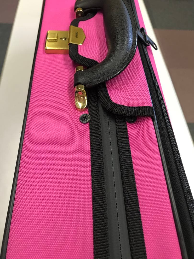 スーパーライト　バイオリンケース　ピンク