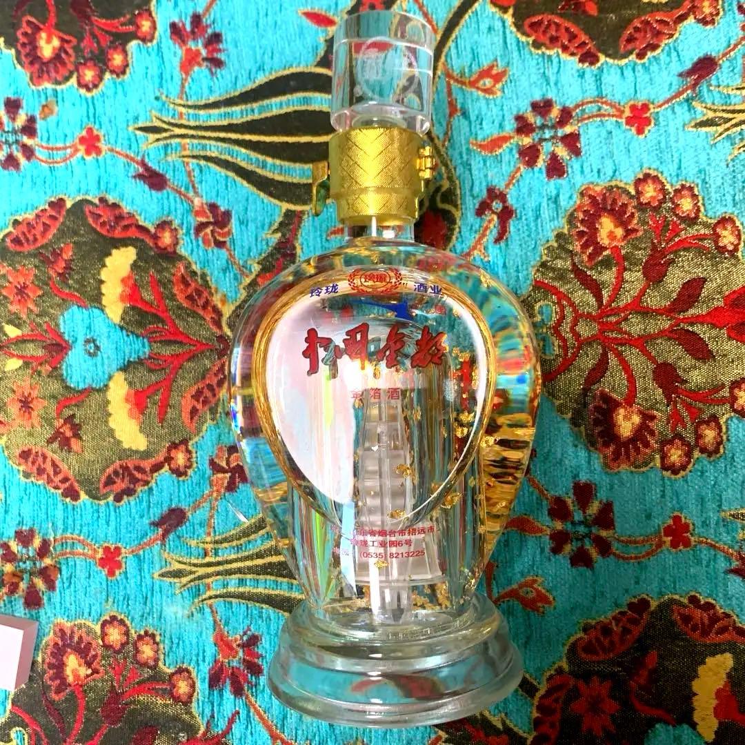 値下げ　未開封　金都 最高級金箔白酒 500ml 52%