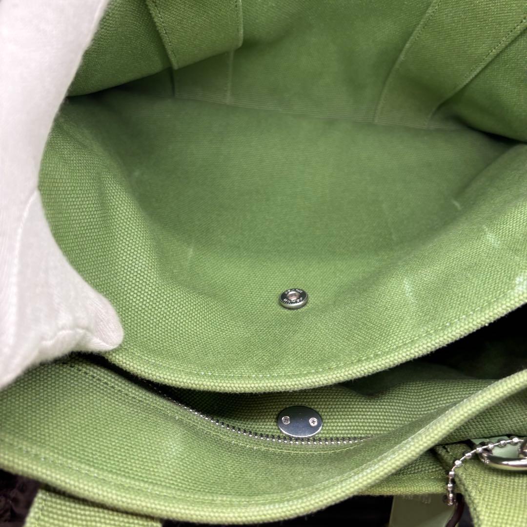 希少 ✨コーチ トートバッグ ショルダーバッグ カーゴトート 34 緑