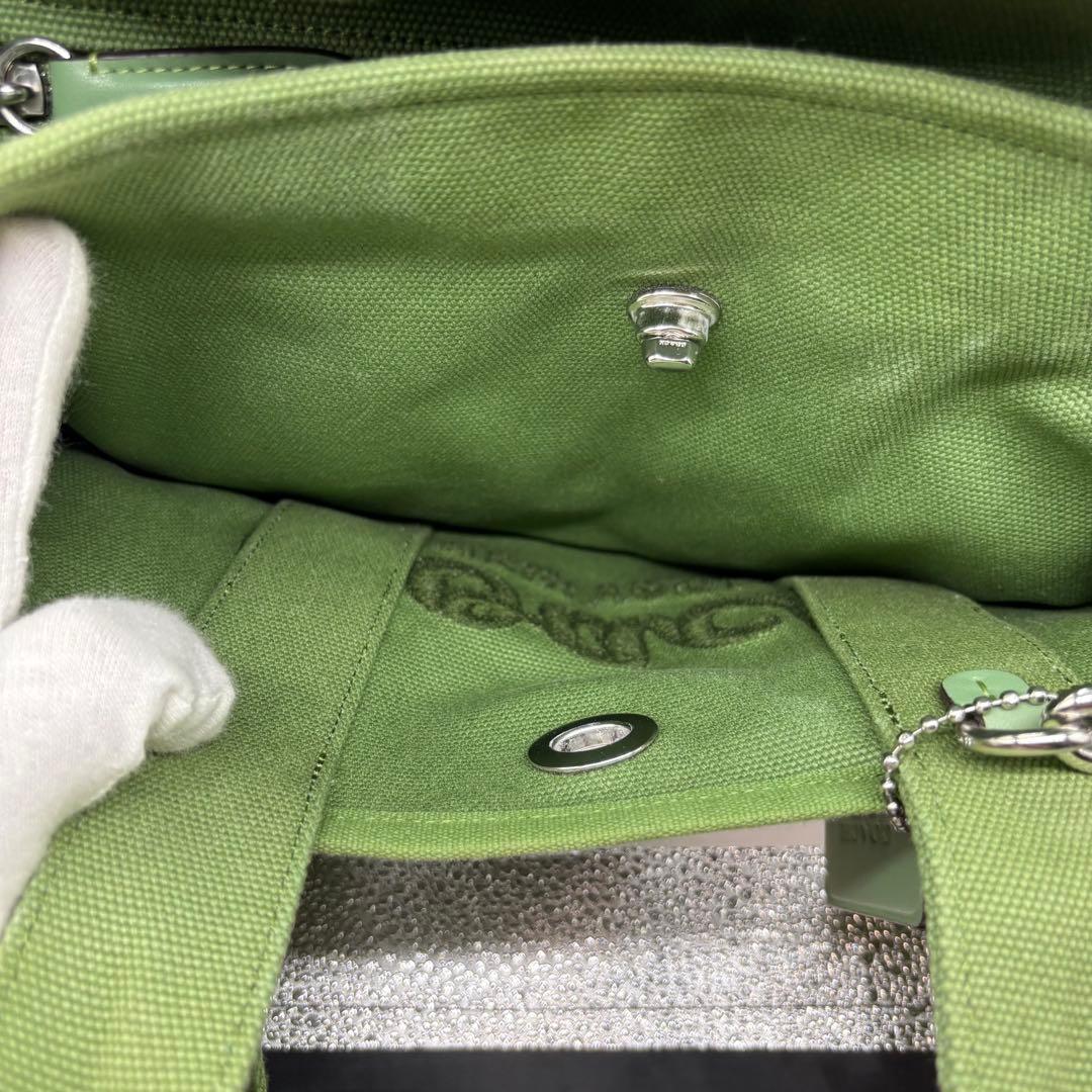 希少 ✨コーチ トートバッグ ショルダーバッグ カーゴトート 34 緑