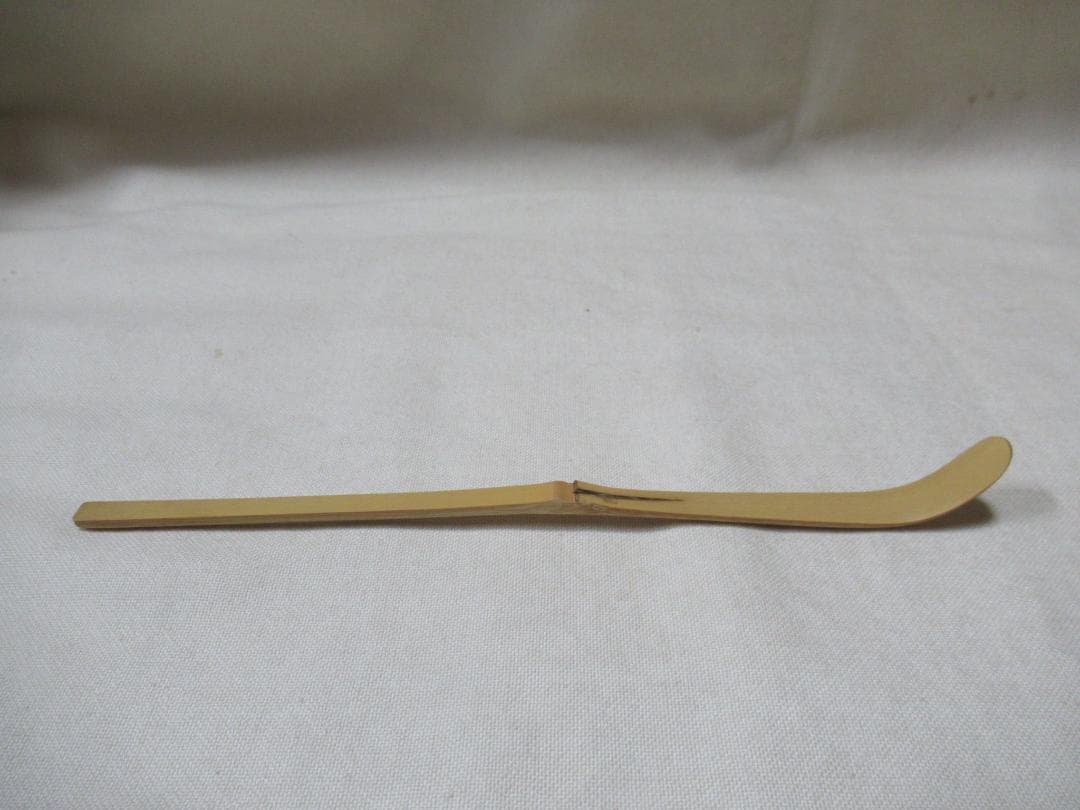 茶道具　竹茶杓　堀内宗完書付　梅衣　表千家