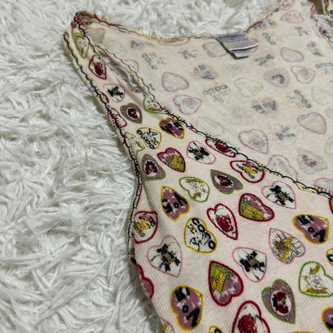 CHANEL シャネル 06P バレンタイン限定 アイコンライン キャミソール