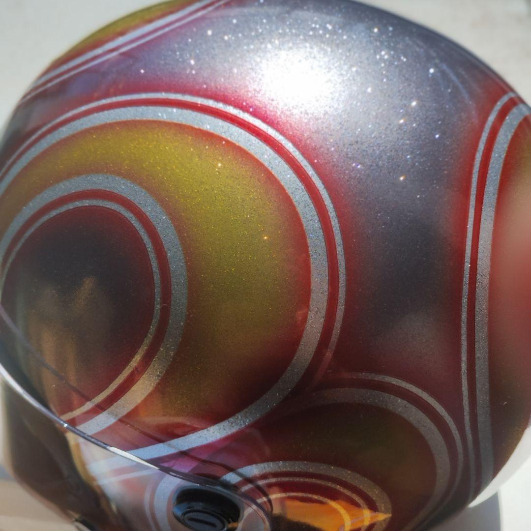 新品　カスタムペイント　フルフェイスヘルメット　ボバー　チョッパー　バイク