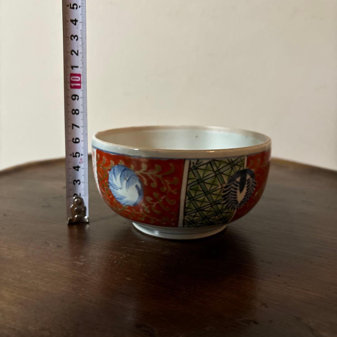 古伊万里　菓子器　蓋物　明治前後　喰籠　古道具　アンティーク　骨董　李朝