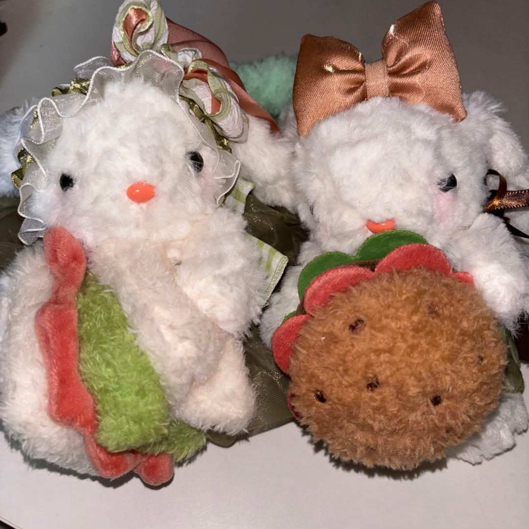 うさぎ　ねこ　ぬいぐるみ　ドール　キーホルダー　まとめ売り　フリル　レース