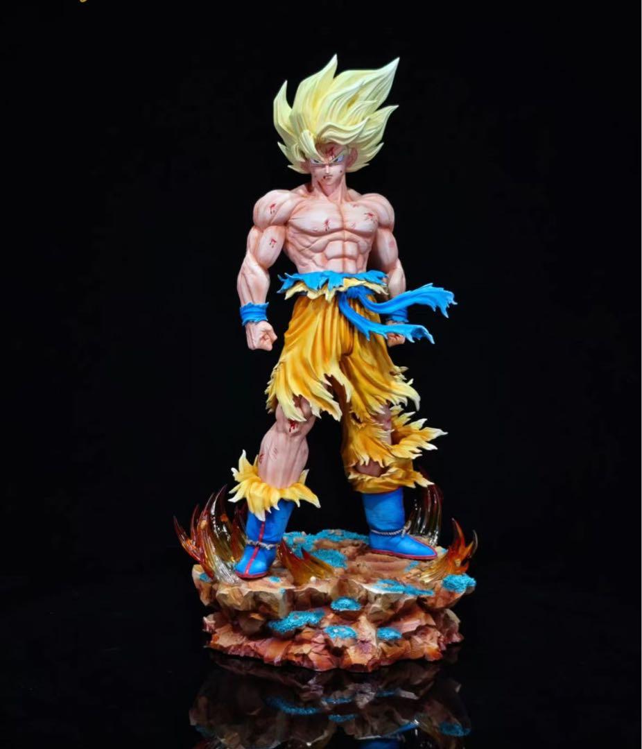 ドラゴンボール 孫悟空 ガレキ ガレージキット スタチューX②⑤④