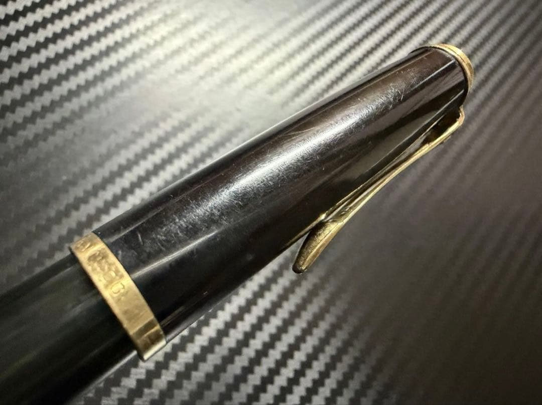 ペリカン 400NN オリジナル 万年筆 ブラックストライプ M 中字