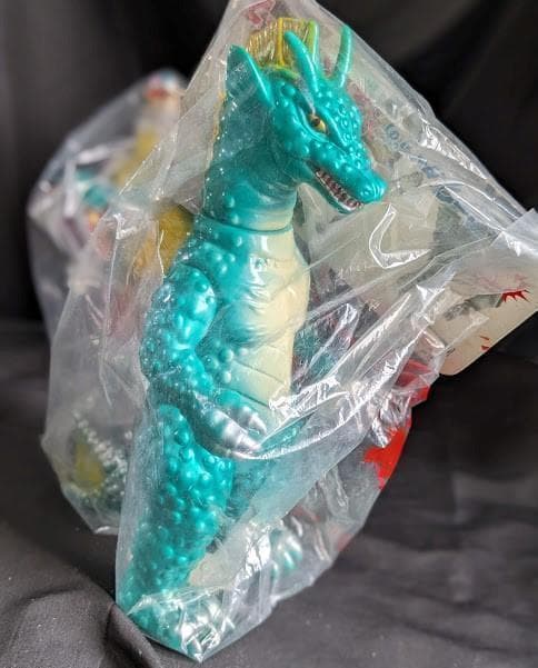 メカゴジラ２＆チタノザウルス（ブルマァク復刻×Ｍ１号）ソフビフィギュア２体セット