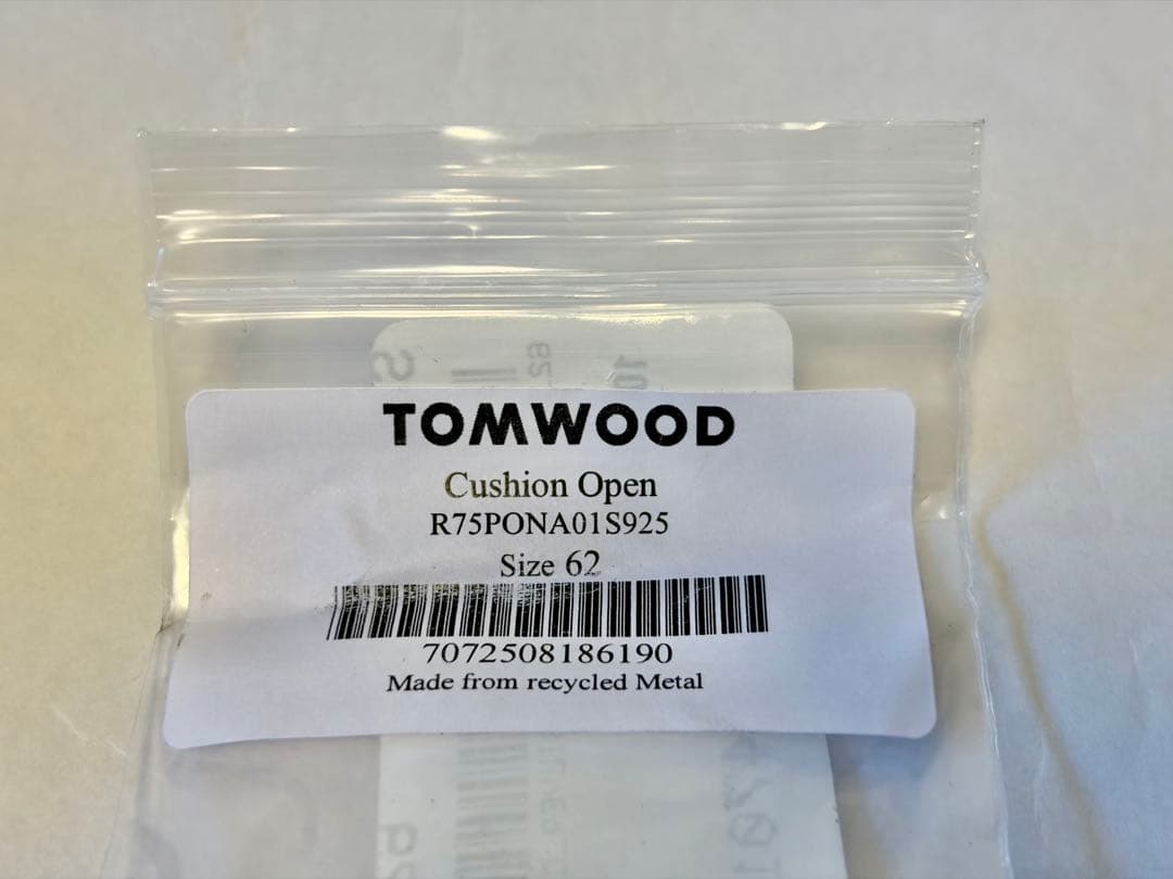 TOMWOOD クッションオープンリング62号 (日本22号) 正規店購入
